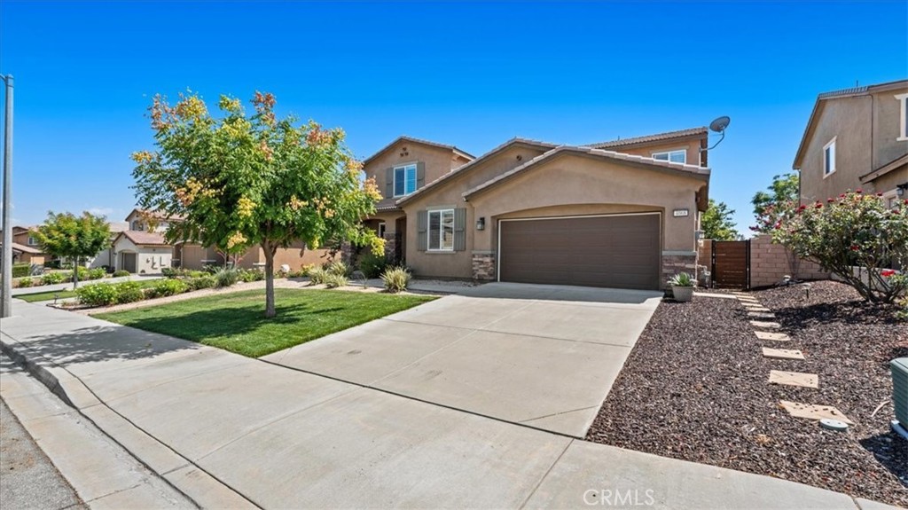 Welcome to 4068 Grand Fir Lane ,a home where heart, character, and elegance meet to create a truly special living experience. Nestled in the sought-after Rosena Ranch community of North San Bernardino, this residence offers comfort, style, and functionality for everyday living and entertaining.
From the inviting curb appeal to the thoughtfully landscaped front yard, this home sets the tone before you even step inside. The interior greets you with abundant natural light, soaring ceilings, and a flowing open-concept layout that feels warm and welcoming. The spacious living and dining areas connect seamlessly to a beautifully designed kitchen featuring ample cabinetry, generous counter space, and a huge center island ,perfect for family meals or hosting friends.
Upstairs, you’ll find well-appointed bedrooms that offer privacy and comfort, including a serene primary suite with a walk-in closet and spa-like ensuite bathroom. Additional bedrooms are spacious, versatile, and ideal for guests, a home office, or hobbies
The backyard is an extension of the home’s charm,a peaceful retreat with room for BBQs, gatherings, and play, all framed by a beautifully maintained yard. Whether enjoying a quiet morning coffee or a lively evening with loved ones, this outdoor space is ready for memories.
Solar panels,Soft water system as well. Plantation shutters through out the home. As well as generator hookup.
Living in Rosena Ranch means enjoying resort-style amenities right in your neighborhood a community gym, sparkling pool and spa, lush parks, and access to highly rated K–8 schools.
Additional highlights include an attached garage, central heating and air, and proximity to local parks, schools, shopping, and freeway access for an easy commute.
Grand Fir Lane isn’t just a home, it’s a place where elegance meets everyday living, ready to welcome you with open arms.