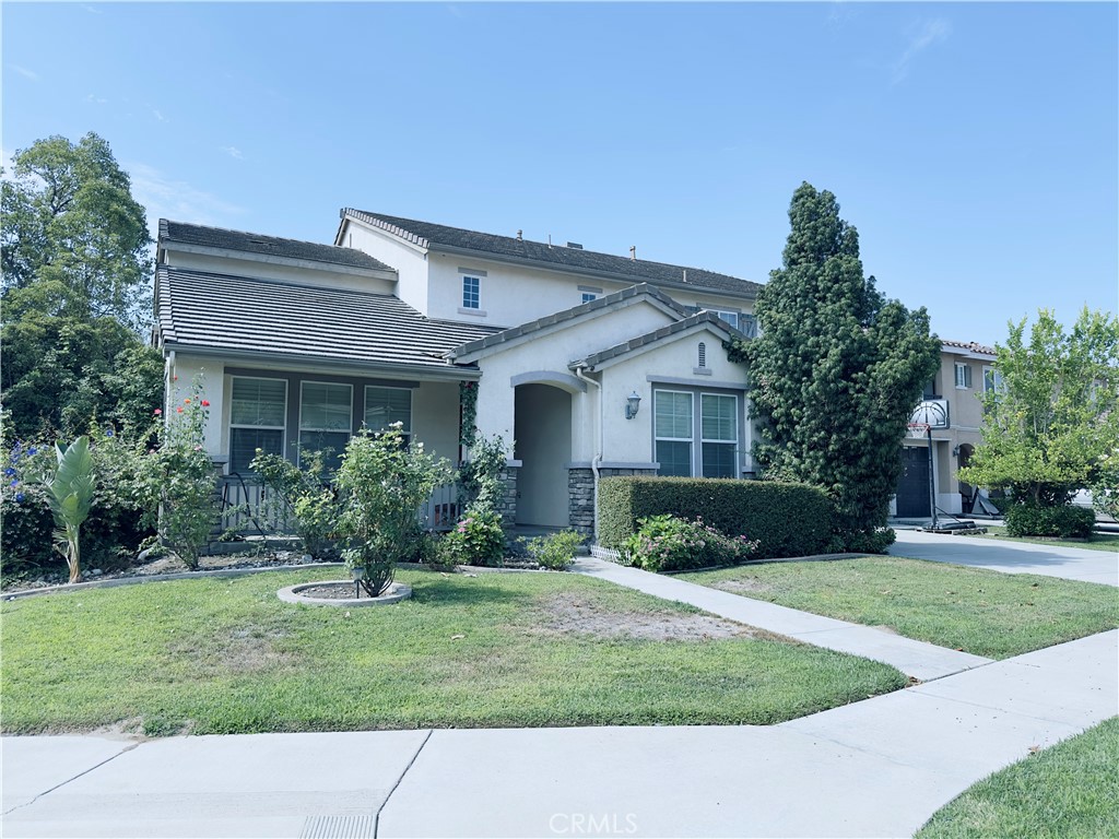 Discover the potential of this charming five-bedroom home in Rancho Cucamonga, located on a desirable corner lot with inviting curb appeal, an ideal canvas for those seeking to create their dream living space. Featuring three bathrooms and elegant floor plan, high ceiling, large loft, formal entry open to the formal living and dining room, plantation shutter and recessed lighting. Main floor office has built in shelving and crown Molding, open layout kitchen, double ovens and tons of cabinetry for storage, fireplace and built in media center, Master bedroom with two Cedar line walk-in closets with mirrored doors, ceiling fans, huge loft with built-ins, 3 car tandem garage, dual AC units. Need TLC.