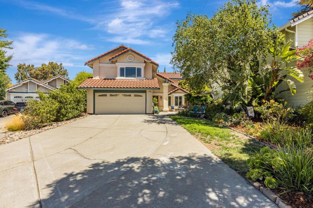 Welcome to this beautifully maintained 4-bedroom, 2.5-bathroom home located in one of Union City's most desirable neighborhoods. Step inside to discover a well designed floor plan with fresh paint. The updated kitchen features new stainless steel appliances, ample storage, and a breakfast nook. Upstairs, the primary suite offers a walk-in closet and an en-suite bath with dual vanities and relaxing shower. Three additional bedrooms share a hall bath, and an extra half bath on the main level adds everyday convenience. The property features a large driveway and yard with mature trees including persimmon and lemon. The custom covered pool in the backyard provides security, reduced maintenance, year round tropical weather, and the cover telescopes to enjoy the summer sun. There's even parking room to have a boat or RV! The home and neighborhood run adjacent to a railroad track. Located between the Dumbarton and San Mateo bridges, near major freeways, BART and ACE, commuters will appreciate easy access to the peninsula as well as seamless travel throughout the Bay Area.