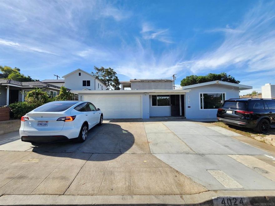 Located at 4024 College Ave, San Diego, CA 92115, this property features a front unit with 2 bedrooms, 2 bathrooms, and an attached 2-car garage, plus a brand-new 3-bedroom, 2-bathroom ADU with paid-off solar in the back. Perfect for multi-generational living or student housing, this property boasts a large driveway and is ideally situated with easy access to public transportation to SDSU, making it a prime location for students. Just 10 minutes from Walmart Supercenter, Target, Sam's Club, and the Postal Service, and close to Freeway 94 and schools, this is a fantastic opportunity to live in one unit and rent out the other!