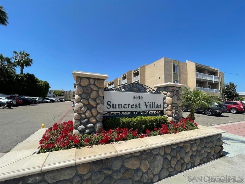 Welcome to this beautifully updated 1-bedroom, 1-bathroom condo located in the highly desirable University Heights/North Park area of San Diego. This light and bright west-facing unit features 636 sq. ft. of well-designed living space with new flooring in the main living areas. The open-concept living area is filled with natural light, creating a warm and inviting atmosphere perfect for relaxing or entertaining. The kitchen offers updated appliances, granite counters, and plenty of cabinet space for everyday living and hosting guests. The spacious bedroom provides a peaceful retreat with generous closet space. Step outside to your private balcony perfect for sipping your morning coffee or unwinding with a glass of wine in the evening. The community offers a wide array of amenities including a sparkling pool, sauna, BBQ and picnic area, fully equipped gym, clubhouse, and on-site laundry facility—all within a well-maintained complex. With low HOA fees that cover water, sewer, and trash, you get incredible value in a vibrant urban location. Situated in the heart of North Park and University Heights, you'll be just minutes from trendy restaurants, cafes, shopping, and entertainment. Quick access to major freeways ensures you're never far from all that San Diego has to offer. Whether you're a first-time buyer, investor, or seeking a low-maintenance home, this condo is a fantastic opportunity.