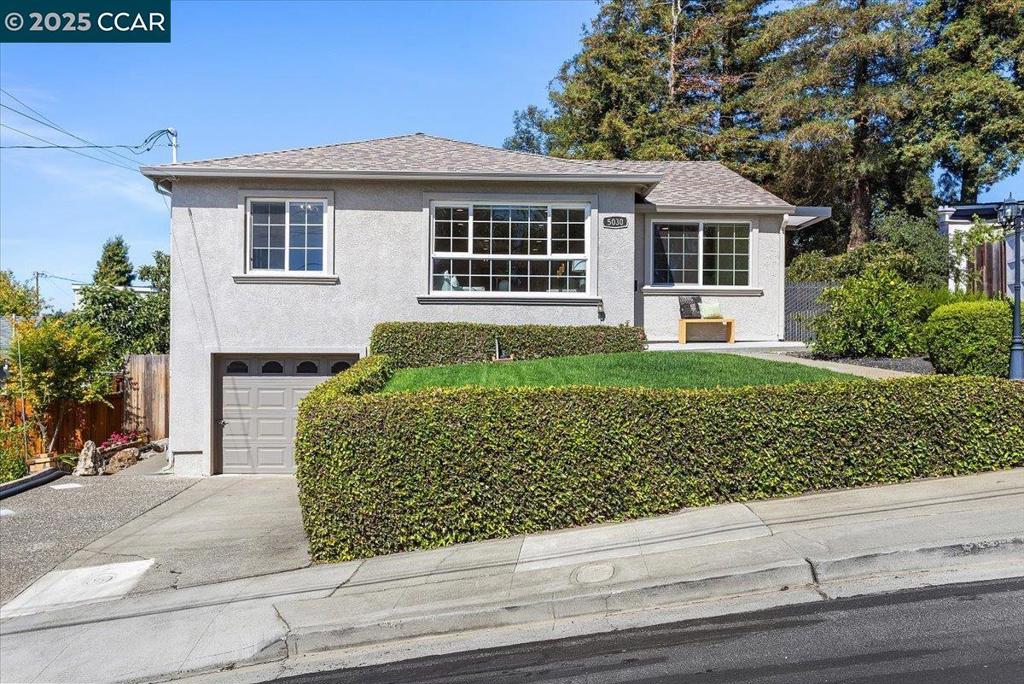 Beautifully Updated Single-Story Home with Rare 4-Car Garage in Prime Castro Valley Location. This beautifully upgraded 4-bedroom, 2-bath home offers 1,518 sq. ft of sunlit living space with brand-new luxury flooring and a flowing open layout—ideal for harmony and multi-generational living. The modern kitchen features stainless steel appliances, stone countertops, wine fridge, pot filler and a breakfast bar—perfect for daily meals or festive gatherings. A bright living room with electric fireplace adds warmth and charm, while a flexible entry space serves as a home office, study area, or lounge. Car lovers will appreciate the rare 4-car garage setup: a front 1-car garage with storage plus a separate 3-car garage—ideal for collections, hobbies, or future ADU/in-law suite potential (buyer to verify). The gated driveway, mature loquat trees, and low-maintenance patio offer a private space for family events and relaxation. Located near top-rated Castro Valley schools, parks, and freeway access, this move-in ready home blends comfort, convenience, and long-term value.