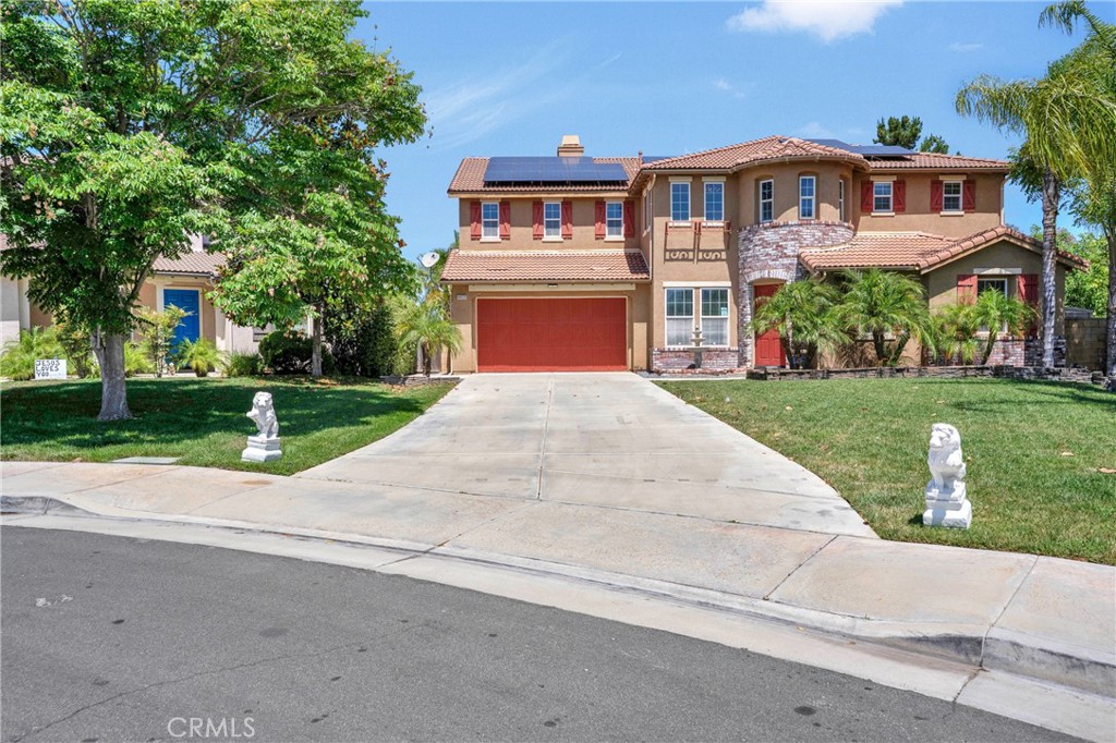 Just Listed !!! This 6 bedroom 5 Bathroom 3825 Sq Ft home has room for everyone in this beautiful upgraded home! Featuring an open-concept layout, gourmet kitchen, downstairs guest suite, spacious loft, and luxurious primary retreat. All in a growing, family-friendly neighborhood. The backyard is landscaped perfect for entertaining or just relaxing after a long day. Close to schools, and French Valley Town Center and just 15 min from wineries.