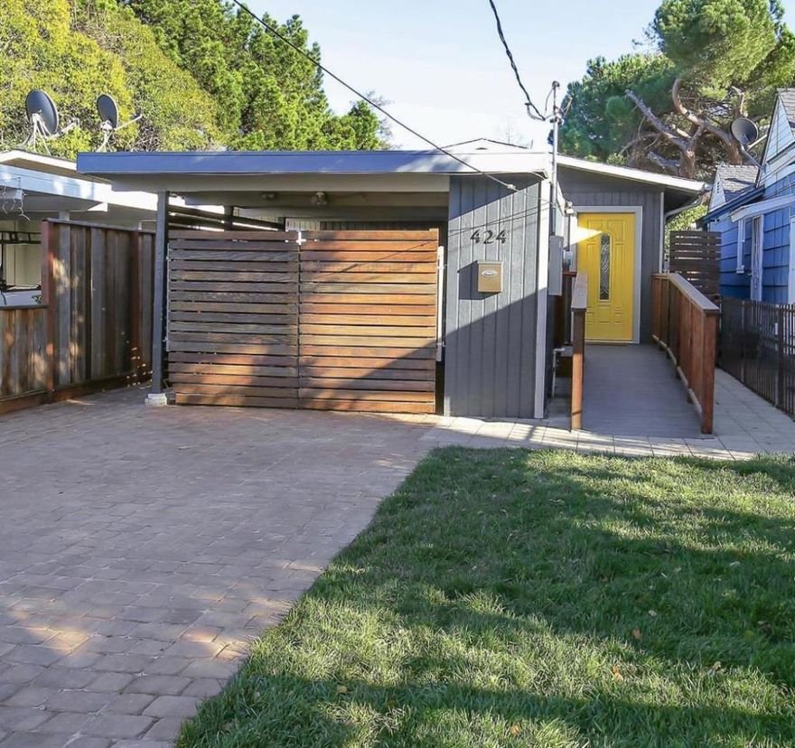 Welcome to 424 Fifth Ave, a beautifully remodeled jewel just steps from vibrant downtown Redwood City.** This charming 2-bedroom home has been thoughtfully updated with permitted renovations, including upgraded electrical, a newer roof, and modern interior finishes throughout.  Inside, youll find one of the coziest and most comfortable 1,000 sq. ft. layouts youll ever experience. The light-filled living spaces flow effortlessly, and the kitchen feels surprisingly spacious, perfectly designed for cooking, gathering, and moving around with ease. Every corner of this home feels warm, welcoming, and wonderfully livable.  Step outside to enjoy a generous yard ideal for relaxing, entertaining, or future expansion possibilities. And with Caltrain, dining, shopping, parks, and the energy of downtown just moments away, this location offers unmatched walkability and convenience.  A rare opportunity to own a truly special home in one of the Peninsulas most desirable neighborhoods.**