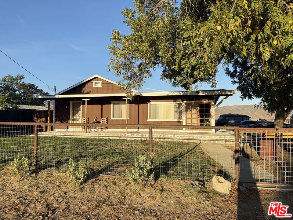 Just a two-hour drive from Los Angeles, this 2 bedroom/1.5 bath home on a 1/2 acre lot is located in the township of Ventucopa within the Cuyama Valley ~ also known as the Hidden Valley of Enchantment in Santa Barbara County. Surrounded by forest, vineyards and pistachio groves, you'll find the perfect weekend getaway just north of the Sierra Madre mountain range and Los Padres National Forest. *****Remodeled and updated with new roof, new dual mini split a/c and heat for main room and primary bedroom, new plumbing, new electrical wiring, new fixtures and applicances, new ceramic tiled floors, new propane lines, new water heater, new insulation in walls and attic, new interior and exterior paint with custom finishes and new cabinetry, exterior laundry, new half bath. Ample yard space for RV storage with newly fenced property with solar remote electric gate, new fruit trees and and outdoor raised beds, custom outdoor tiled rock porch and 39' x 28' concrete floor with open barndamonium storage. Leased propane tank and a shared community well. Approximately 70 miles from Ventura, Santa Maria or Bakersfield and 30 miles to Taft.