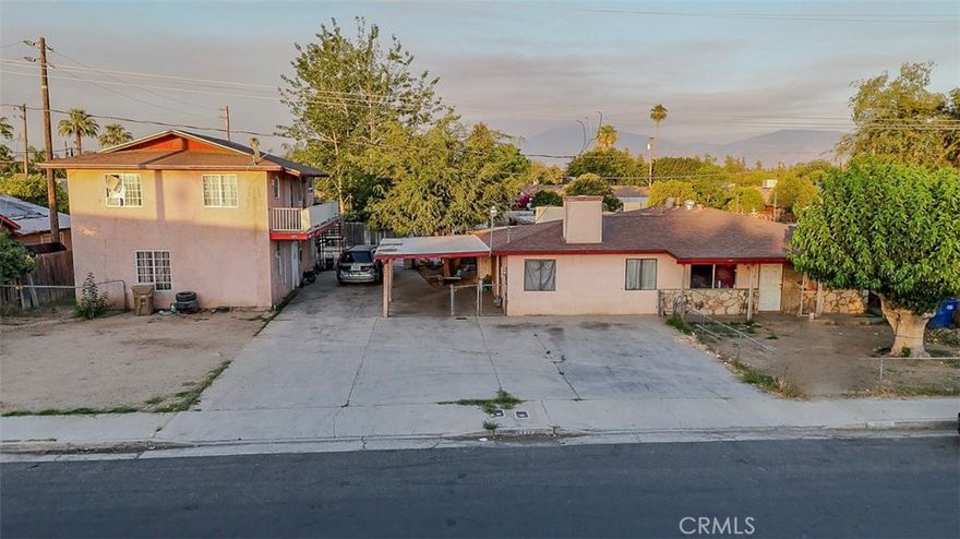 3 bedroom 1.75 bath home with a duplex. The property is conveniently located near numerous local amenities, including Lamont Elementary School, Lamont Branch Library, Bear Mountain Recreation, and the Public Utilities District. According to the assessor, the property is classified as a single-family residence (SFR) with a duplex, comprising a total of three units. The property features ample space for fenced yards, landscaping, and trees. It includes a concrete driveway and a carport on the right. Located just 9 miles south-southeast of downtown Bakersfield, Lamont is a census-designated place (CDP) in Kern County, California.