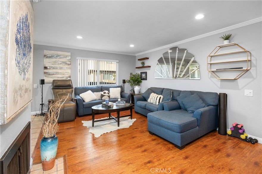 Welcome to Glenbrook Terrace Condominiums! Unit 139 at 1335 W 139th Street! This darling 2-bedroom, 2-bath home with walk-in closets in a gated community offers 1,082sq ft.  This is the bottom floor end unit. Living room conveniently adjoins with dining area. Wood laminate floors and Bright Upgraded cabinets. New Double paned windows throughout the home. Enjoy your own shaded patio, plus community amenities like a pool, clubhouse, and greenbelts. With a new central A/C unit, in-door laundry, security, and two parking spots in gated garage, it’s conveniently close to shops, restaurants, and freeways—Southern California living at its best! Highly motivated seller! Bring me your offers! HOA 444/month.