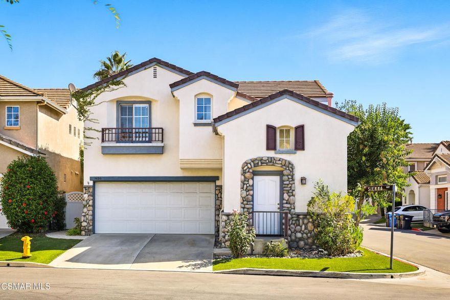 Rare 4 bedroom home in gated Westlake Renaissance Community!  This ultra-clean light and bright gem features brand new interior paint and newer light wood-type flooring throughout.  Downstairs includes an updated kitchen, a large adjacent breakfast area, a separate dining area that opens to the garden, a family room with high ceilings and stylish fireplace, and a half bath.  Upstairs includes 4 bedrooms, 2 baths and a laundry area.   The master bedroom feature high ceilings, a walk in closet and a deluxe master bathroom.  The home also includes a 2 car finished garage, central AC, and overhead lighting/fans.  The ultra quiet/private complex has a community pool and spa and is next to a park.  Close to freeway, restaurants/shopping, and award winning schools.