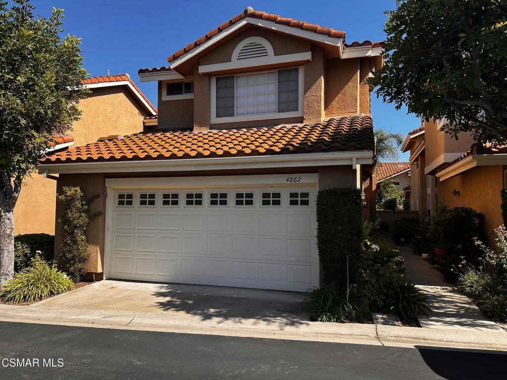 Welcome to this beautiful Capri home! Recently updated with fresh interior paint, new window treatments, and stunning wood-like flooring, this residence is move-in ready. The open floor plan is light and bright, featuring a formal living room, dining area, and a spacious eat-in kitchen. Convenient indoor laundry and a bedroom with a full bath are located downstairs. Upstairs, you'll find two additional bedrooms and two full baths, including a large master suite with a walk-in closet and a luxurious master bath with a soaking tub. The private rear yard offers beautiful palm trees and plenty of space for barbecues and outdoor entertaining. Additional highlights include a two-car garage, central heating and air, and access to community amenities such as pools and tennis courts. Near great parks, hiking and biking trails, dinning, shopping and more.
