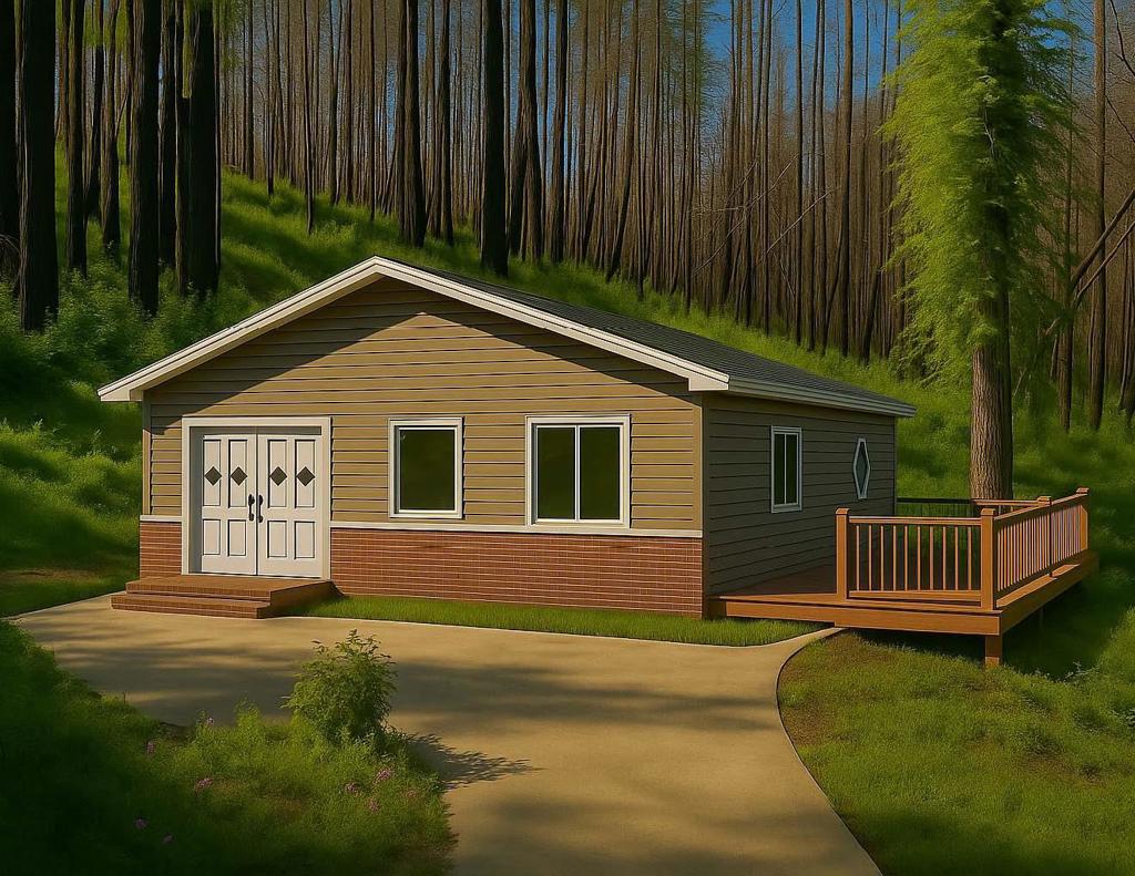 Plans are approved and permits are in hand! You can break ground on this comfortable 2 bedroom home as soon as we close escrow! Enjoy the sunny spot for your new home and gardens, then stroll over to your own grove of redwoods. The perfect blend of sun and cooling shade will keep reminding you of the magical paradise you can call your own. The seller was going to rebuild, but his plans have changed. Now YOU have an opportunity to carve out your piece of Shangri-La. Just steps to San Vicente creek and the 8,500+ acre San Vicente Redwoods property, it doesn't get any better than this! Plans and permits issued for a new 2 bedroom, 2 bath home of 1,495 square feet with a 225 square foot detached garage. Choose your finishes, tile, floor coverings, paint colors....Customize this darling home to your tastes. We even have a very comfortable travel trailer set up onsite which the county has given permission to stay until the building final is issued. Live in it while you build or use it as a construction job trailer. Another amazing option available to the lucky new owner of this jewel. Adjacent parcel at 585 Robles, MLS# ML82019030, is also available from a different seller. Want to start a family compound or your own mountain collective? This could be IT!