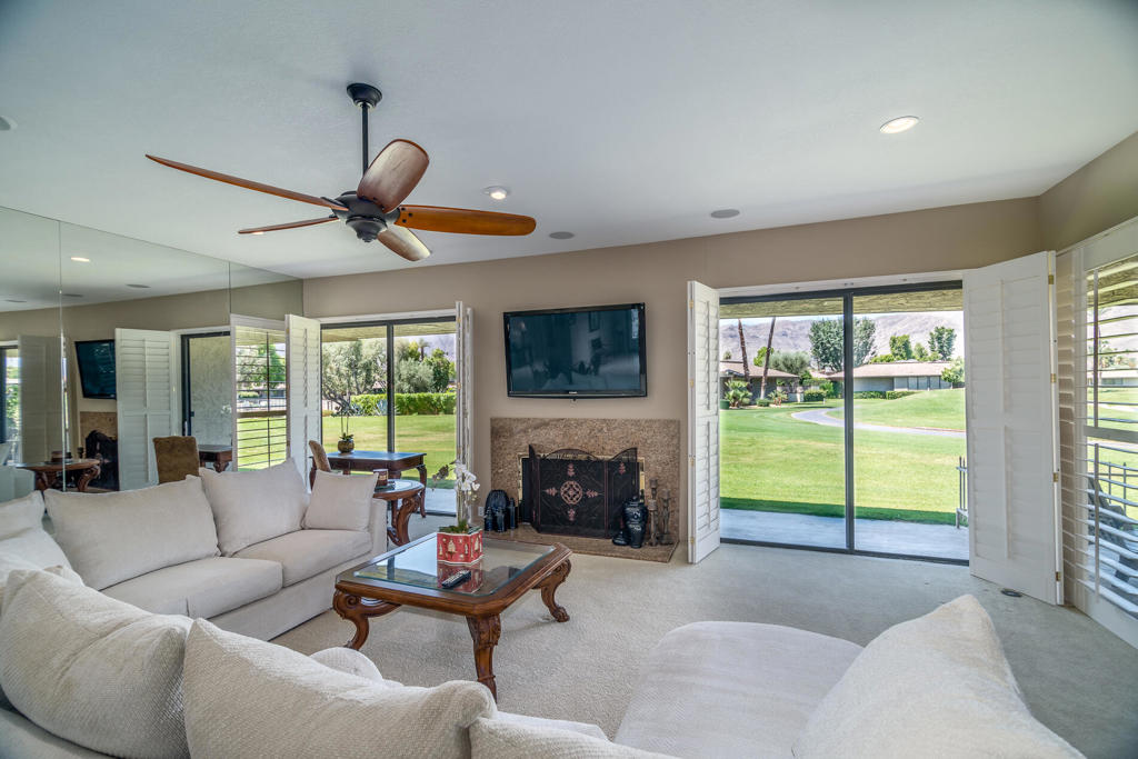 *LONG TERM * ANNUAL LEASE* 3Bed/3Bath updated turn-key furnished home in The Springs CC. Spacious open concept with spectacular views of the mountains, golf course and lake. Come relax and enjoy desert living in your own private oasis. Owner pays month HOA, tenant shall be responsible for all other utilities. A $200 one time social membership fee allows access to The Springs Clubhouse, Fitness Center, Oasis restaurant and other amenities offered. Golf would be at tenant's expense, but a special bonus, house comes with golf cart. Sorry, no pets allowed. Come check out this amazing home. The Springs is where you belong! Owner would consider short term lease 6 month minimum for $8,500 per month.