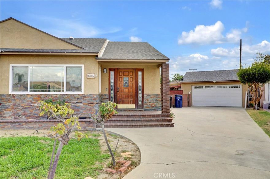Welcome to this charming 1957 Ranch- style home offering 2 bedrooms + den/optional 3rd bedroom, 2 bathrooms, and 1,382 sq ft of living space on a 6,854 sq ft lot . Originally built as a 3- bedroom, the third bedroom has been thoughtfully opened to create a spacious den/ family room directly off the kitchen, enhancing flow and functionality for everyday living. A convenient laundry room/ pantry addition provides extra storage and practicality, with all the work completed under permit. 



Recent improvements include plumbing (2019), roof (2013), and windows (1985), ensuring a solid foundation for the next owner. While this home has been well maintained, it is also a fixer with excellent potential, offering perfect opportunity to customize, modernize, or expand. The spacious yard provides ample room for entertaining, gardening or future development.