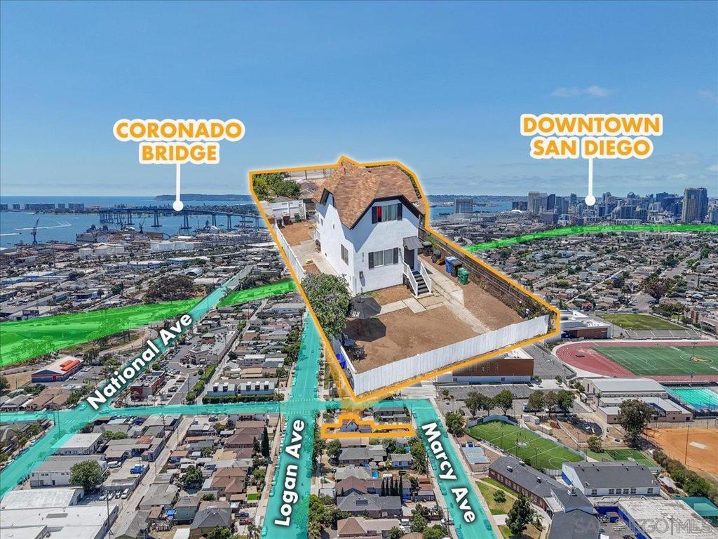 Don’t miss this rare opportunity to acquire the lowest priced triplex in San Diego County, located in the heart of the vibrant and fast-evolving Barrio Logan neighborhood. Situated on a 4,356 square foot lot, 2912 Logan Avenue features three 1-bedroom / 1-bathroom apartments, offering investors both immediate cash flow and long-term upside. Just steps from Memorial Park and minutes to Downtown San Diego, Interstate 5, and all of Barrio Logan’s eclectic retail, dining, and arts scene, this centrally located property is ideally positioned for continued rental demand. In addition to existing income, the layout of the property presents development potential for future value-add opportunities. Investors can explore possibilities to expand, reconfigure, or redevelop, subject to zoning and city approvals. Whether you’re a first-time investor or a seasoned buyer looking to add to your portfolio, this offering combines affordability, location, and upside in one of San Diego’s most culturally rich and emerging neighborhoods.