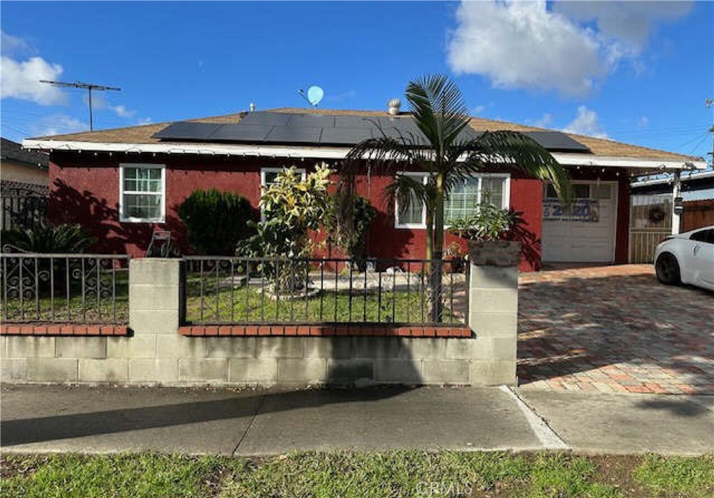 This is a standard sale. Property is Located in the city of Carson. This 4-bedroom, 2-bathroom home offers 1,479 SqFt of living space on a 5,141 SqFt lot. Built in 1953. The property has a bonus room in the back, and it has a lot of potential for someone looking to remodel and add value. It’s conveniently located near shopping centers and freeways. It also includes an attached garage and plenty of potential for the right buyer. Seller is very motivated and willing to review all Offers. The property has a 20yr Solar Energy System Agreement in place. 18yrs left. $164.00 per month. Buyer must assume solar loan agreement.