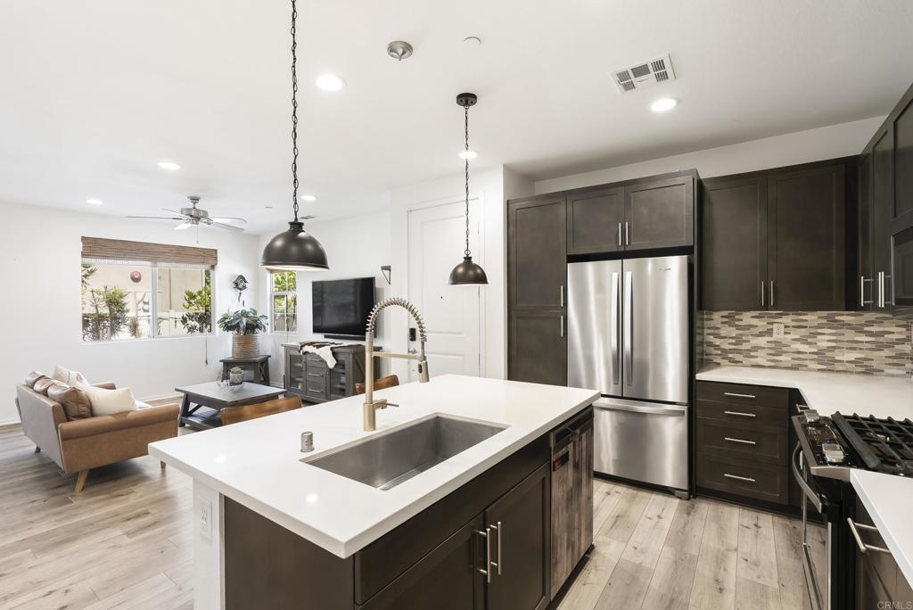 - Apply within 24 hours of your tour and get $500 off your first month's rent! Welcome to the desirable Pacific Ridge community in Rancho Del Oro! This stunning 3-bedroom, 2.5-bath townhome is a rare corner unit tucked inside a secure gated neighborhood. Designed with modern efficiency in mind, the home features a SOLAR energy system to help offset electrical costs—bringing savings and sustainability together. Inside, you’ll find: *Luxury vinyl flooring throughout for a sleek and durable finish *Ceiling fans in every room for year-round comfort *An open-concept floor plan with bright, airy living spaces *A modern kitchen with granite countertops, stainless steel appliances, and a spacious island—perfect for entertaining *A private primary suite with walk-in closet and ensuite bath *Two additional bedrooms ideal for guests, family, or a home office *Convenient upstairs laundry room and attached two-car garage As part of the Pacific Ridge community, you’ll enjoy access to resort-style amenities including a sparkling pool and spa, beautifully landscaped walking paths, and neighborhood parks just steps from your door. Located minutes from Oceanside’s beaches, shopping, dining, and with easy freeway access, this home offers the perfect blend of comfort, convenience, and community living. Brief Summary Of Rental Criteria - Household must make at least 2.5 times the rent in income, or sufficient housing allowance. - Applicants must have a minimum credit score of 650. - Each person over the age of 18 must complete an application and pay a $42 screening fee. - You must be willing to sign a 12-month lease. - We score each household based on their income, credit score and rental history. What You Might Have A Question About - Monthly Rent: $3,895 - Security Deposit: $3,895 - Pets- $500 Pet Deposit 2 Pet max sorry No cats - Washer and Dryer included - Resident responsible for ALL UTILITIES including an additional $100 flat monthly fee for Solar Power -Available October 1, 2025