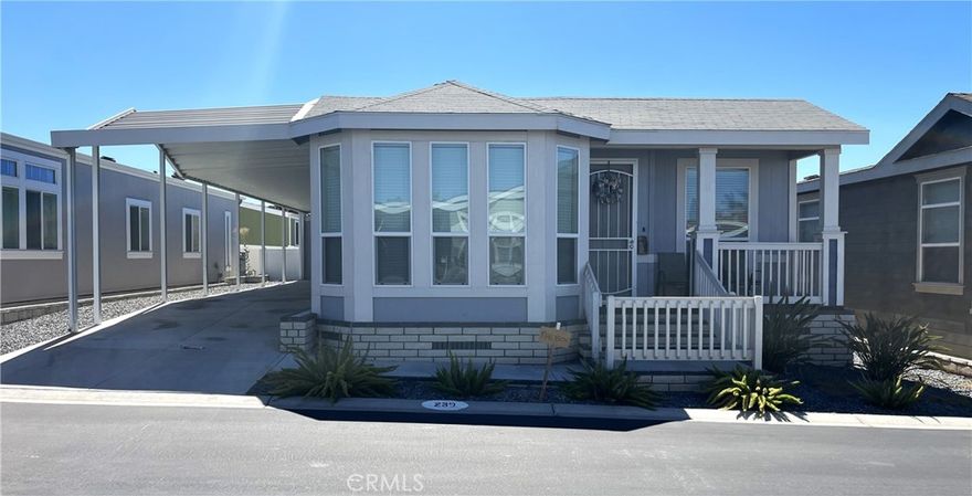 Turnkey 2021 Cavco Manufactured Home in Villa Magnolia – 55+ Community

Looking for a beautiful, move-in-ready manufactured home? Look no further! This 2021 Cavco home offers modern comfort, pride of ownership, and is in practically new condition with a single owner.

Step onto the welcoming front porch, and walk into a spacious living room featuring a tray ceiling. The living room flows seamlessly into the open-concept kitchen and dining area. The kitchen boasts an abundance of cabinet and drawer space, a large island, and comes fully equipped with all appliances included: refrigerator, dishwasher, built-in microwave, and oven/range.

Adjacent to the kitchen is the dining room, featuring beautiful bay windows that fill the space with natural light. Just steps away, you'll find a dedicated laundry room with full-size washer and dryer—plus a convenient walk-in pantry.

This home offers three well-sized bedrooms. The two guest bedrooms share a full guest bathroom with a shower/tub combo. The primary bedroom is generously sized and features a walk-in closet, glass sliding door with access to the backyard, and an en-suite bathroom with a single vanity, a gorgeous walk-in shower, and a linen closet.

Located in the sought-after Villa Magnolia 55+ Community in Riverside, you’ll enjoy access to a beautiful clubhouse, pool, spa, and various community activities. Plus, you're just minutes away from Kaiser Permanente, major freeways, and Tyler Mall.

This home offers the perfect combination of comfort, convenience, and community.

Don’t miss out—schedule your showing today!