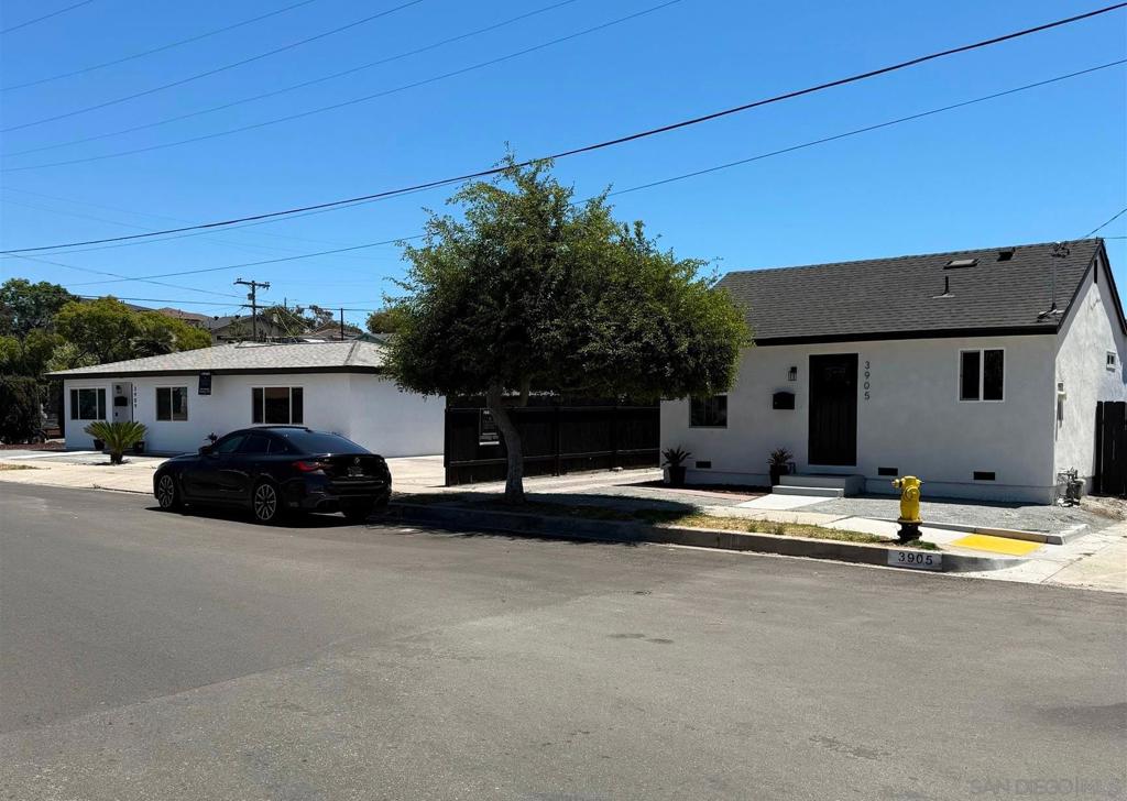 2 SIDE X SIDE, SINGLE STORY, DETACHED HOMES INCLUDED IN THIS PRICE! #3905 + #3909 = 2 amazing renovated homes are ready for you to move right in!. Each located on a corner lot, Split lot? Live in one and sell the other? Rent one? Family Compound?. Home #1 has 3 BR's, 2 Baths + a huge bonus room. living room, dining room, kitchen & a private back yard, 2275 sq ft. Home #2 has 2 BR's, 2 baths, kitchen, livingroom, & private back yard, 950 sq ft. Stainless steel appliances. Corian counters, Custom cabinets, Beautiful wood laminate flooring throughout,W/D hookups in both homes, Must See this amazing deal for 2 homes! Walk to all the stores, restaurants etc. in National City down the road. EZ EZ freeway access! 2 SIDE X SIDE, SINGLE STORY, DETACHED HOMES INCLUDED IN THIS PRICE! These amazing renovated homes are ready for you to move right in!. Each located on a corner lot, Split lot? Live in one and sell the other? Rent one? Family Compound?. Home #1 has 3 BR's, 2 Baths + a huge bonus room. living room, dining room, kitchen & a private back yard, 2275 sq ft. Home #2 has 2 BR's, 2 baths, kitchen, livingroom, & private back yard, 950 sq ft. Stainless steel appliances. Corian counters, Custom cabinets, Beautiful wood laminate flooring throughout,W/D hookups in both homes, Must See this amazing deal for 2 homes! Walk to all the stores, restaurants etc. in National City down the road. EZ EZ freeway access!