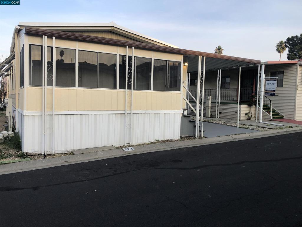 Looking to live in a Senior Citizen Community? Here's a sharp mobile spruced up nicely to move in now! This home has brand new carpet, enclosed Sun Porch, and an updated kitchen to prepare your favorite recipes! Centrally Located in a well established Mobile Home Park by the very scenic San Pablo Bay! Park Amenities include Impressive Club House, Pool and Spa! Arrange to see this home today!!! Fireplaces: NO