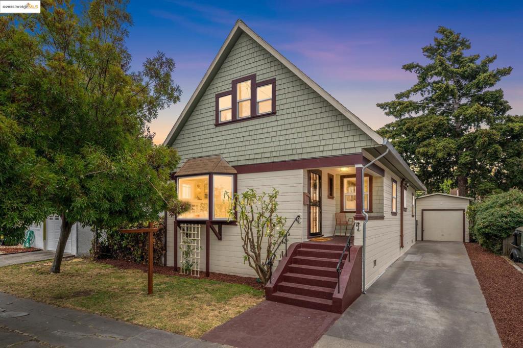 Welcome to the desirable & evolving Golden Gate neighborhood! This spacious & light-filled 3-bedroom, 2-bath home, built in 1924, seamlessly blends modern living with historical charm, offering approximately 1,900 sq ft of living space on a generous 5,350-sq ft lot. You will find numerous updates here, including a nearly $100,000 attic conversion completed in 2019, which features a primary bedroom, as well as a separate loft for music, reading, TV, or office use. Abundant, clever storage awaits, unlike anything you've seen before, including a walk-through closet. The main level features two additional bedrooms & a full bath, completed by an open-concept great room that showcases impeccable detailing, perfect for entertaining. That’s right, cook, dine, play, socialize, or relax in an expansive area complete with a bay window & access to your outdoor deck & backyard where the fun continues. The exterior offers endless possibilities, featuring a garage, a separate storage unit, & a shed. How will you utilize these outdoor spaces, an ADU, office, art studio, or car collection? You decide! Finally, fall in love with a supportive community that is enriched with dining, shopping, art, parks, gyms & unparalleled transportation options. A true must-see with much more to discover!