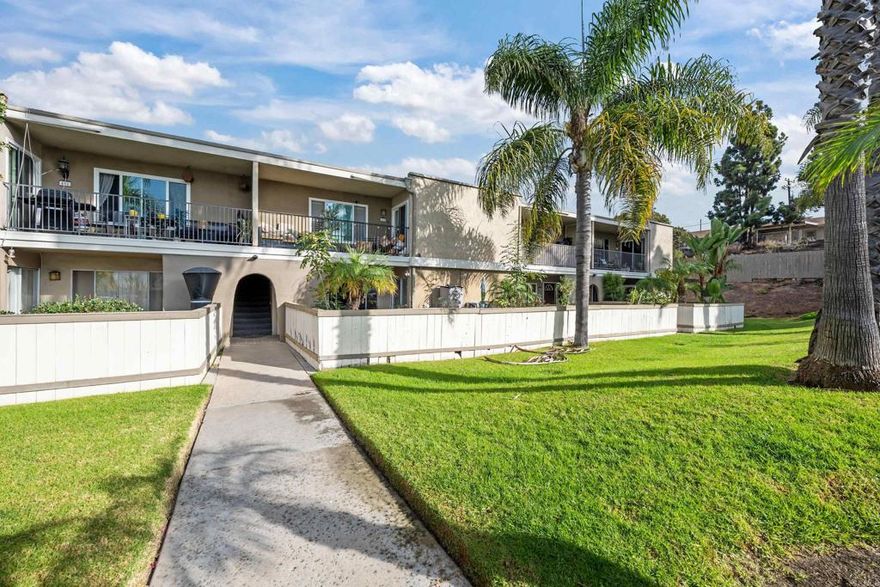 Welcome to 1420 Hilltop Drive, Unit 410, Chula Vista — a charming 2-bedroom, 2-bathroom condo located in the heart of Chula Vista, across from Castle Park High School and just minutes from the new Gaylord Hotel, San Ysidro border, and Downtown San Diego.  This light-filled upper-level home features in-unit laundry, a private balcony, and beautiful finishes that make it feel spacious and inviting. The condo includes two assigned parking spots and a detached storage unit, offering both convenience and extra space.  Located within a gated community with a sparkling pool and well-maintained grounds, this unit is one of the first upon entry — perfectly situated for easy access and added privacy.  Whether you’re a first-time buyer or investor, this home offers comfort, value, and location in one of Chula Vista’s most convenient areas.