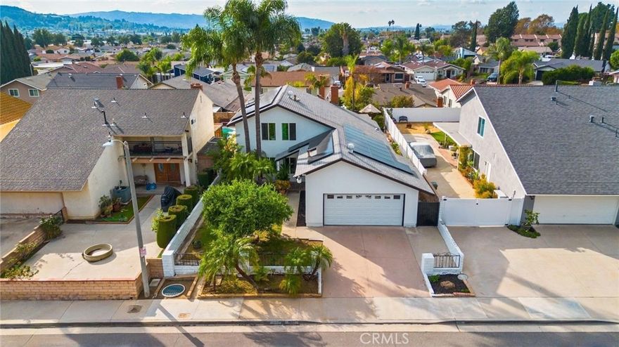 Great Opportunity to Own a Stunning Two-Story Home! located in a Prime, desirable West Covina area. The home features 5 bedrooms and 3 full bathrooms(a great floor plan and the potential to add a sixth bedroom within the existing square footage), 2,095 sqft living space, and 6,139 sqft lot size. Central air and heating system unit to keep you and your family comfortable during the hot and cold weather! The first-floor master bedroom features its own sliding glass door to the backyard and a convenient master bathroom. The home is perfect for entertaining or relaxing under the covered patio in the backyard next to a shimmering pool. The updated kitchen is a dream!!! Solar panels for reduced utility costs and thoughtful upgrades throughout. It is very conveniently located. Close to everything, including churches, schools, shopping, restaurants, and transportation, and is centrally located between the 10, 60, 605, and 57 freeways. It's a "Stunning turn-key home with premium finishes," "Your dream home awaits: fully upgraded & move-in ready, everything you’ve been looking for!((((( YOUR DREAM HOME IS RIGHT HERE!)))))