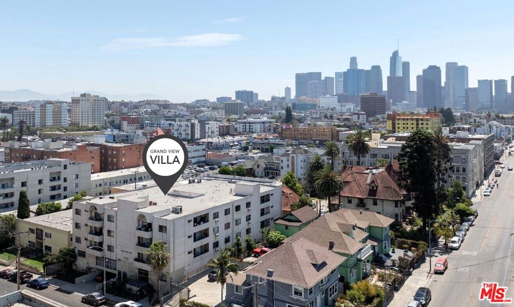We are pleased to present to Grand View Villa Apartments located at 840 S Grand View Street. This 1990 constructed building is currently operating with new parking in place at 10.29 GRM and 6.29% CAP. Further, the subject property is a non-RSO structure permitting the annual rental increases to be 5% plus CPI (Buyer to Verify). Upgrades and Amenities include over 50% Rehabbed Units, Central Air Conditioning, Secured Entry, Landlord Owned Washers and Dryers, Elevator, approximately 62 Sub-terranean Parking Spaces (roughly 35% are leased), New Roof in 2022, and Remodeled Common Areas with Tile Flooring.