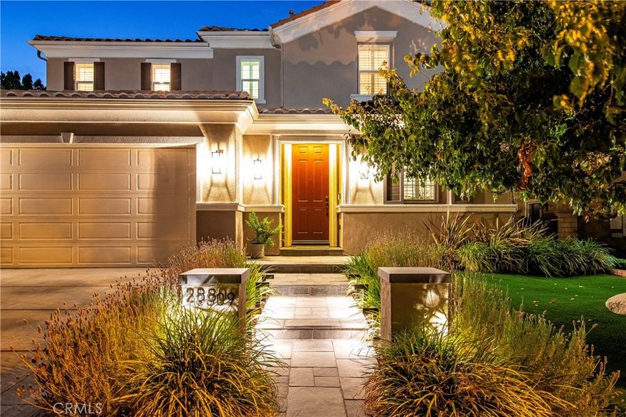 Step inside for you opportunity to own this beautiful 5 + 5 FULLY upgraded home in the gated community of West Hills with a Multigenerational FIRST FLOOR Unit!  No luxury/convenience spared.The gorgeous kitchen has been completely remodeled featuring Wolf six burner stove and double ovens, pot filler over stove on the backsplash, commercial grade range hood with controls on the side, Sub Zero refrigerator, under counter microwave and warming drawer, All appliances have Oak panels to match cabinets. Oversize kitchen island with quartz countertops. Briza faucet.Under bar storage cabinets, floor to ceiling built-ins, hidden coffee bar . Recessed lighting , Plantation shutters, surround sound speakers in every room (except bathrooms) and patio, Builder installed OWNED solar panels. Formal living room includes built in wine refrigerator and hanging slots for wine glasses.Downstairs features oversized tiles . All base moulding is 8" high. Laundry room has floor to ceiling built-ins and four hidden pull out hampers. On stairway and loft/bonus room carpet was removed and replaced with beautiful wood flooring with wainscoting on walls with built in desk an and entertainment center. First floor bathroom has been completed remodeled to included floor to ceiling storage cabinets with pull out shelves and baskets, frameless walk in shower and a European Duravit bidet. Downstairs MULTIGEN suite has a custom built full height wardrobe with pull down rods and lighting.All chandeliers and light fixtures are Restoration Hardware, Pottery Barn or Rejuvenation. For Mr./Ms Fix-it, garage has a large workbench, floor to ceiling two wall storage cabinets and a split unit to regulate the temperature in any weather.Tankless Water heater and epoxy flooring Extra large master bedroom features beautiful chandelier and his/her closets. Master bath has beautiful wainscoting. Most bedroom closets with built-ins. Too many upgrades to mention...a must see!