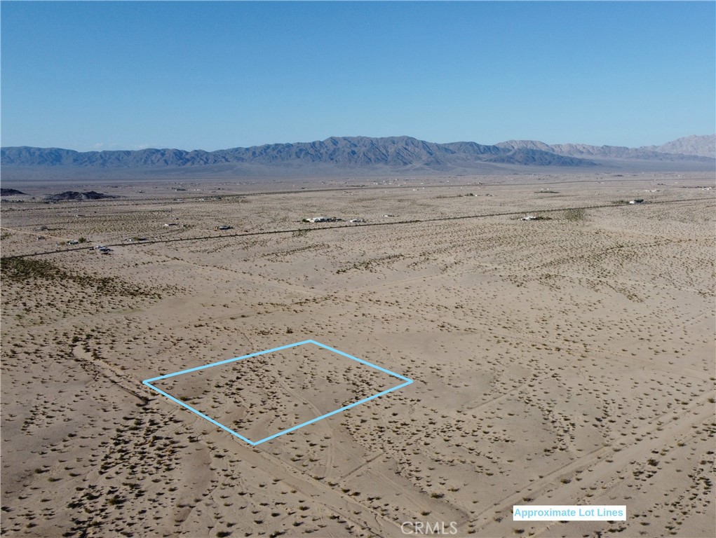 Secluded 2+ acres in Wonder Valley. Endless desert views to mountains in the distance. Short drive to Palms Restaurant and The End of the World sign. About 15 minutes from the Joshua Tree National Park entrance in 29 Palms. Property does not have an assigned address - for listing purposes only. Owner May Carry. GPS: (34.1597649, -115.9218905) APN: 0625-392-05-0000