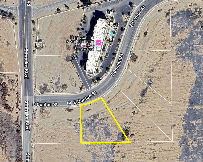 Positioned at the first main offramp entering California from the westbound I-10 Freeway, this unique commercial opportunity offers unmatched visibility and access. Near an established hotel, this spacious lot-- approximately 1.01 acres -- is ready to host your next business venture. With utilities available and General Commercial zoning in place, this parcel is primed for development.Capture the constant flow of traffic from one of the busiest interstate routes in the country. This is the last major stop before crossing into Arizona, making it a strategic location for retail, dining, or service-based businesses. Drivers can spot your signage directly from the freeway, and convenient access ensures you're not just seen--you're reached.