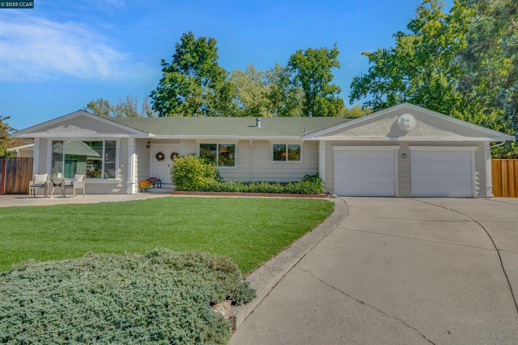 First time on the market since it was built in 1966 — this is the Greenbrook home everyone has been waiting for! Lovingly and meticulously maintained, this residence radiates true pride of ownership. Situated on a private court of only five homes, this single-level property features 4 bedrooms, 2.5 baths, and sits on a stunning 15,400 sq ft lot. The expansive backyard includes a 600 sq ft shop, ideal for conversion to a permitted ADU, plus RV parking, a private gate providing direct access to the lush Greenbrook greenbelt trail and a possible pool site. Just 600 feet from Greenbrook Elementary, this home offers unmatched convenience and a lifestyle of comfort and connection — perfect for peaceful strolls, bike rides, and making lifelong memories in one of the community’s most sought-after neighborhoods.