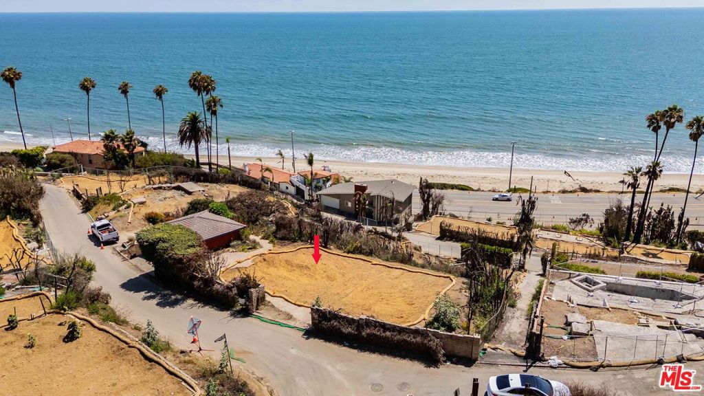 An exceptional opportunity to build your dream ocean view home in Pacific Palisades' coveted Castellammare neighborhood. This combined 8,182 sq ft double lot (17732 and 17740) offers an impressive 134 feet of frontage and is elevated above Pacific Coast Highway, providing some of the most breathtaking and unobstructed ocean views in Los Angeles, spanning the coastline, Catalina, and mesmerizing sunsets over the Pacific. Just one block from the sand and ocean, this location offers the ultimate coastal lifestyle. Two legal parcels offer rare flexibility for creating a custom design, whether a single spectacular residence or a creative layout to maximize the views. The previous home measured 1,489 sq ft, offering valuable development potential. Enjoy refreshing sea breezes and close proximity to the Getty Villa, Will Rogers State Beach, scenic hiking trails, Palisades Village, Malibu, and Santa Monica. Phase 2 debris removal has been completed, paving the way for your vision to take shape in one of Los Angeles' most iconic enclaves.