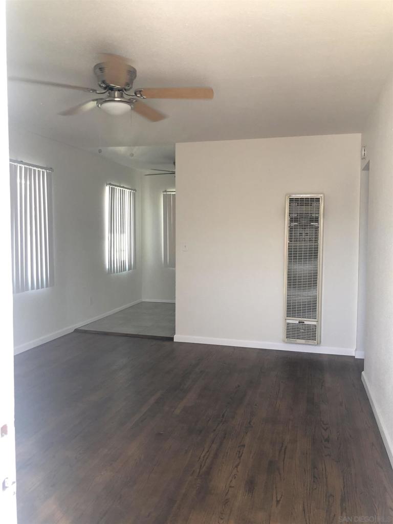 Cozy duplex move in ready one bedroom, one bath. New paint throughout with hardwood floors and tile in kitchen and bathroom. Parking in front of unit. New upgraded kitchen with granite countertops, nice quite location, Nice size back yard wouldn't last. Laundry room with washer and dryer hookups.