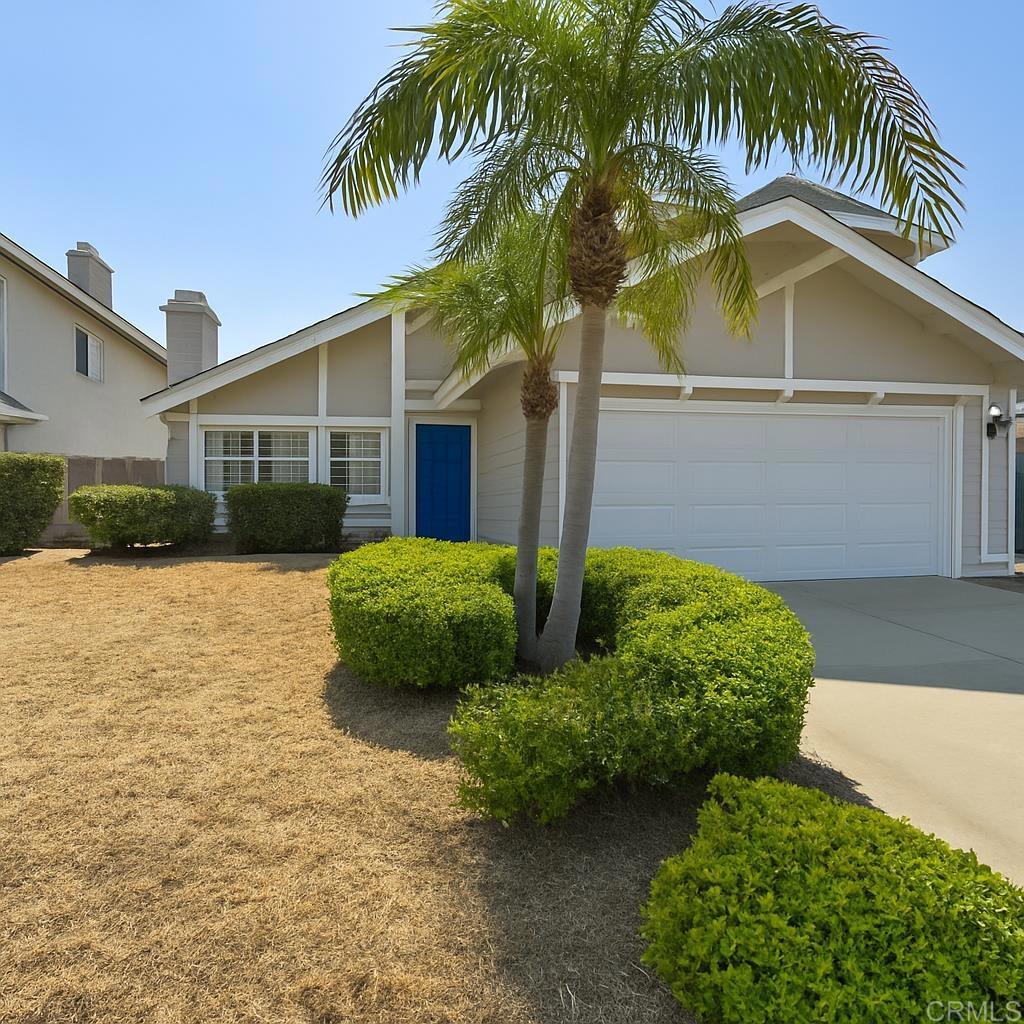 Welcome to this beautifully 3-bedroom, 2.5 bathroom home, ideally located in a cul-de-sac just off the 54 Freeway, which offers quick access to local beaches, shopping, and military bases. This home is perfect for families, professionals, or anyone seeking comfort, space, and convenience. Step inside to enjoy fresh interior paint and a functional layout designed for modern living. The spacious master suite includes a newly built, reinforced private balcony, a perfect spot to unwind and take in the breeze. Additional features include: • 2 full bathrooms + 1 convenient half bath downstairs • Large backyard perfect for entertaining, pets, or play • Two storage sheds for all your tools, equipment, or hobbies • Located in a family-friendly neighborhood with no through traffic This move-in-ready home combines comfort, location, and value, just minutes from the beach, naval bases, and downtown access. Don’t miss out—schedule your private tour today! Virtually staged for he purpose of what the home could be.