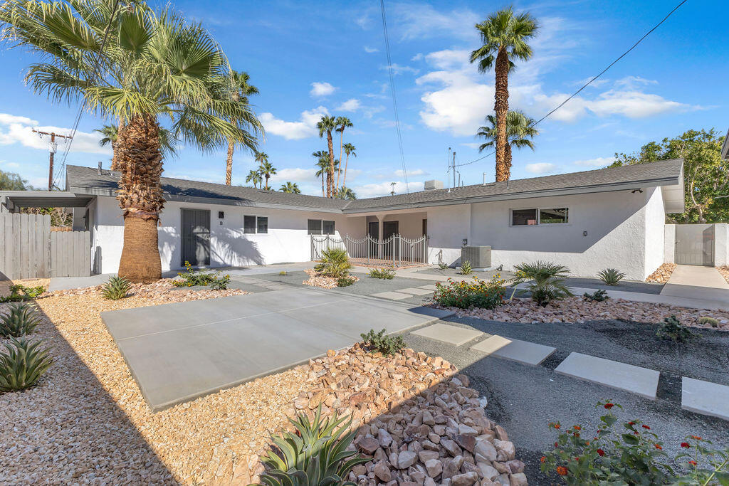 Nestled in a tranquil neighborhood, this exquisite two-bedroom, one bath home has been completely remodeled to offer modern comforts and stylish finishes. With an emphasis on privacy, this charming residence is perfectly situated across from a beautiful park, allowing for serene views and easy access to nature. Open space; updated kitchen features sleek appliances and ample counter space for culinary creations. Both bedrooms provide cozy retreats making this home ideal for individuals or small families seeking a peaceful yet convenient lifestyle. Enjoy morning strolls in the park and evenings unwinding in your private oasis. One block away from El Paseo.