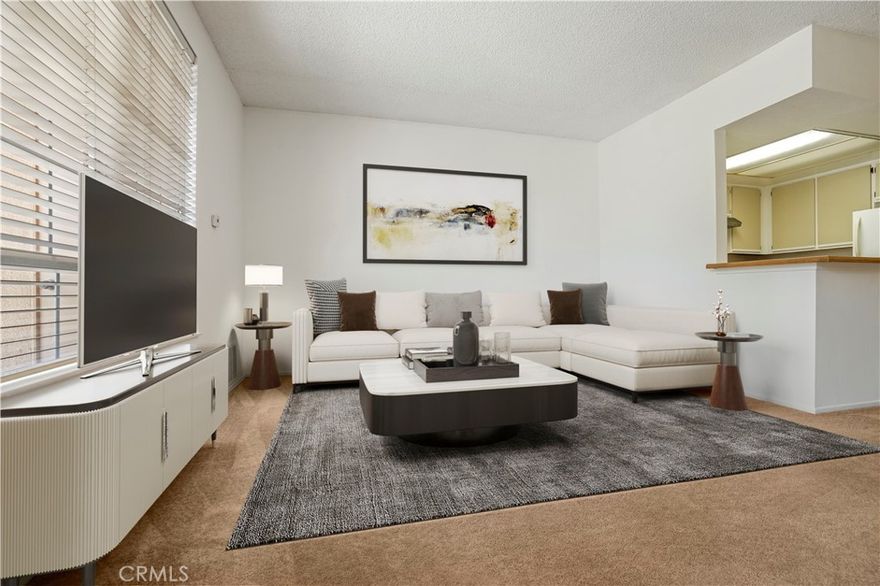 Welcome to 33 Abrazo Aisle, a charming and spacious ground-level condo located in the desirable Tiempo community of Westpark. Ideally situated directly across from the community pool and spa, this 1-bedroom home offers a generous private patio perfect for gardening, BBQs, or simply relaxing outdoors.



Step inside to a bright and open floorplan featuring fresh interior paint and newer carpet. The well-appointed kitchen comes fully equipped with all major appliances—including a refrigerator—making move-in a breeze. The spacious bedroom showcases laminate wood flooring and a walk-in closet, while the front patio includes a convenient laundry closet with a washer and dryer.



Residents of Tiempo enjoy resort-style amenities including sparkling pools, a spa, and tennis courts. The location offers unparalleled convenience, just minutes from The Crossroads, Diamond Jamboree, and The District, with easy access to the 5 and 405 freeways for a seamless commute. Zoned for top-rated Irvine schools, including University High School, this home is an ideal opportunity for first-time buyers, downsizers, or savvy investors.



Don’t miss out on this incredible value in one of Irvine’s most sought-after communities!