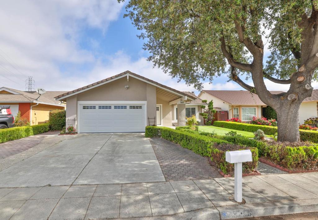 Discover your dream home in the heart of Milpitas. Fully remodeled with high ceilings Shapell Home. Surrounded by dimmable flush lighting. Includes new GE Frig., Stove, and dishwasher. New Double pane windows and custom window blinds. The roof is made of High end tile. New lawn and automatic sprinklers. Great schools!