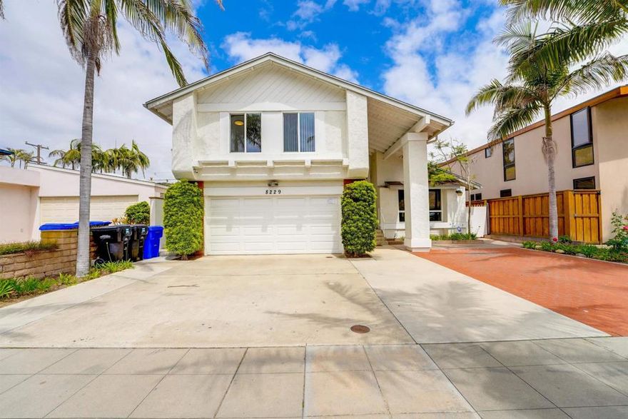 Spacious 4br/2.5ba, 2-story, lightly furnished home is perfectly located for a short 1 ½ block stroll to the sandy beaches of La Jolla Shores, cafes, and shops too! Vaulted ceilings and plenty of natural light fill the home, providing a comfortable vibe. Separate living and family rooms, along with a private, enclosed backyard, provide space for everyone. The Village of La Jolla is a brief car ride away, where you can enjoy shopping, restaurants, galleries, museums, and La Jolla Cove. A home all can appreciate and enjoy!