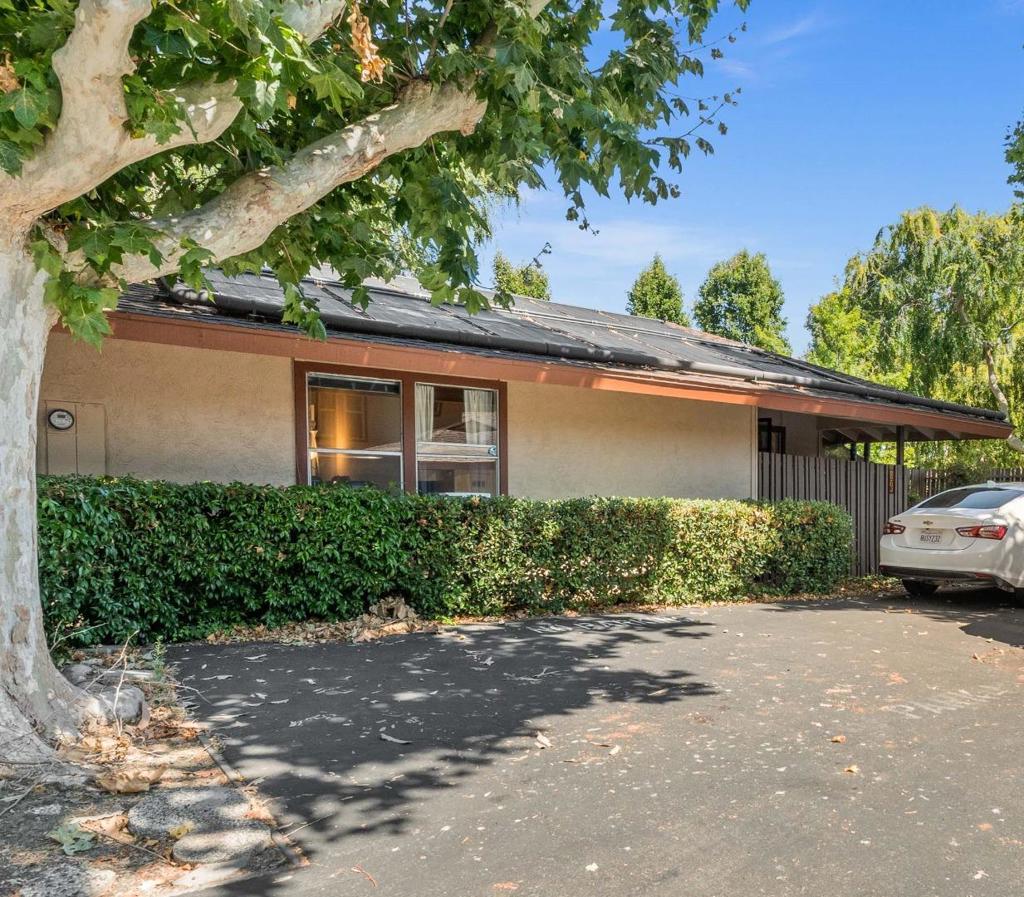 Location, Location, Location!! Discover charm and convenience in this delightful 3BR/2BA condo at the heart of Silicon Valley. Experience the ease of single-level living with a light and bright floor plan that exudes warmth. Exit out through your private patio gate enjoying quick access to the community pool & green belt, perfect for relaxation and leisure. Home boasts updated bathrooms that blend modern aesthetics with functionality. The newer remodel kitchen update fits this home perfectly w clear oak cabinets, sleek finishes & ample storage for culinary enthusiasts, along with cobalt blue recessed lighting & an open concept design Situated in a prime location for tech enthusiasts, this condo places you amidst the energy of innovation while offering a tranquil haven to unwind. Whether you're seeking modern comforts or proximity to tech giants, this condo encapsulates the best of both worlds. Experience the allure of this charming highly sought after location in Silicon Valley today.