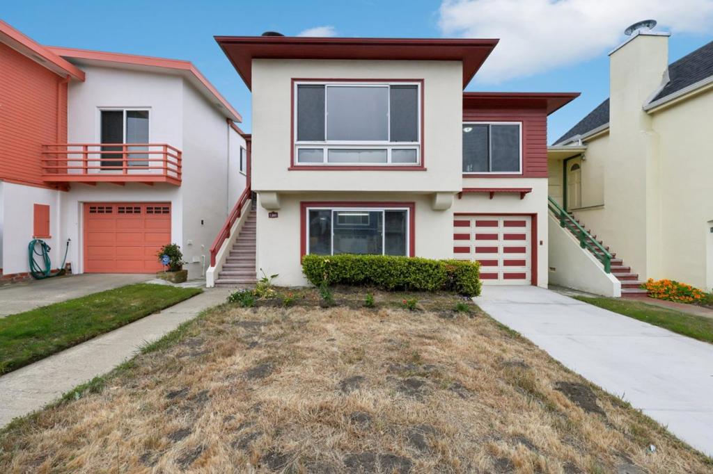 Welcome to this beautifully updated 4-bedroom, 2-bathroom home, offering 1,790 square feet of thoughtfully designed living space. Step inside to find an abundance of natural light that fills the open floor plan, seamlessly connecting the living, dining, and kitchen areas. The sizeable kitchen features granite countertops, stainless steel appliances, and generous counter space. The main level includes three spacious bedrooms and a full bathroom, while the lower level offers an additional bedroom, a full bath, and a large family room- perfect for multigenerational living or flexible use as a guest suite or home office. Recent updates include fresh interior paint throughout, a brand-new furnace, updated flooring in the downstairs bedrooms and family room, and new bathroom flooring. Outside, the generous yard features a patio area ideal for entertaining or relaxation, along with a dedicated storage room for added functionality. A 2-car tandem garage and additional driveway parking ensure ample space for vehicles and storage. Located in a desirable neighborhood, this home is within walking distance to Skyline Plaza and conveniently close to Westmoor High School, I-280, Serramonte Mall, and just minutes from San Francisco. Move in ready!