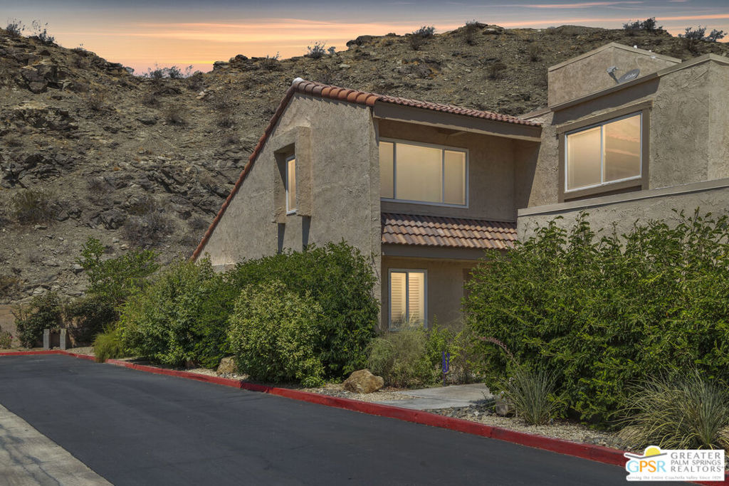 Welcome to Small Mountain, an intimate and highly sought-after development in Rancho Mirage. This fully remodeled and spacious 3-bedroom, 2-bathroom townhome of almost 1,600 square feet (largest floorplan in the community) combines designer finishes, an optimal location within the community, and breathtaking mountain views. The spacious living and dining areas, along with the upstairs level, boast soaring ceilings and expansive windows that fill the home with natural light and frame the stunning surroundings. The fully renovated kitchen features quartz countertops, sleek cabinetry, and premium stainless steel appliances, while both bathrooms have been stylishly upgraded with high-end finishes. Just off the kitchen is a proper laundry room for added convenience. The thoughtful floor plan includes two upstairs bedrooms, both with beautiful views, including a generous suite, plus a main-floor bedroom that offers flexibility for guests, a home office, or single-level living. Throughout the home, abundant closet space provides exceptional storage. Step outside to a large private terrace, perfect for entertaining or enjoying the tranquility of the desert landscape. A premium location within the community, the outdoor space is magical and provides fantastic opportunities for indoor-outdoor living. A two-car garage adds further convenience, and the home's systems have been updated, including newer HVAC, energy efficient windows and more, for peace of mind. Residents of Small Mountain enjoy access to sparkling pools, relaxing spas, tennis courts, and more, offering leisure and recreation just steps from home. Experience the best of Rancho Mirage living at Small Mountain, where privacy, style, and mountain beauty come together.
