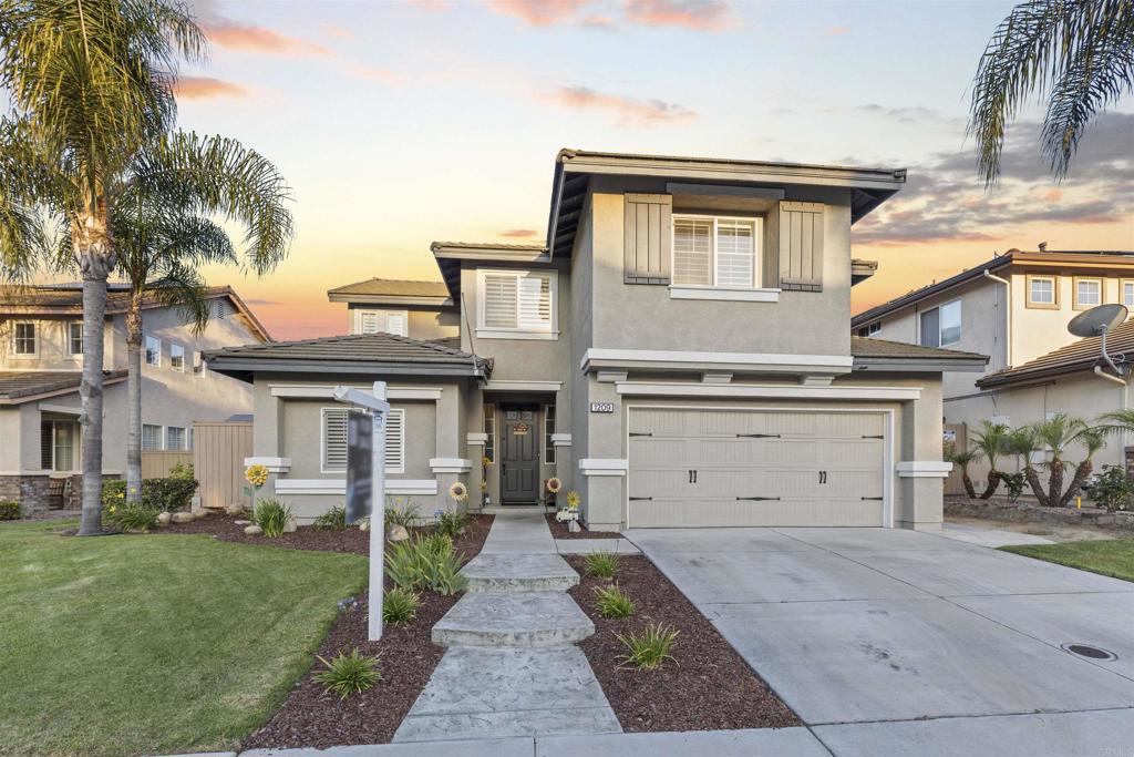 Motivated Seller! Now entertaining offers between $1,395,000 - $1,495,000. This one-of-a-kind home seamlessly blends comfort, functionality, and luxury. With 5 spacious bedrooms plus an optional 6th, an office, an additional family room, and a downstairs ensuite bedroom and bath, the layout is ideal for multigenerational living, entertaining, or working from home. Inside, you’ll find custom finishes throughout, including recessed lighting, new ductwork, and plantation shutters. The chef’s kitchen features Quartzite countertops, pull-out drawers, a coffee bar, and a seperate pantry. Upstairs, the expansive primary suite offers a true retreat with dual walk-in closets, a private office with Brazilian Cherrywood flooring, and a spa-inspired bathroom complete with a custom rain shower, floating vanities, LED touch mirrors, Bluetooth exhaust fan, water-resistant shutters, and frosted glass doors. The backyard is your personal resort-style oasis—featuring a swim spa, Tiki hut, fire pit, waterfall, stamped concrete, and a covered patio that extends seamlessly from the home’s roofline. Additional highlights include paid solar, two tankless water heaters, a whole-house water purifier, and low Mello Roos and HOA.