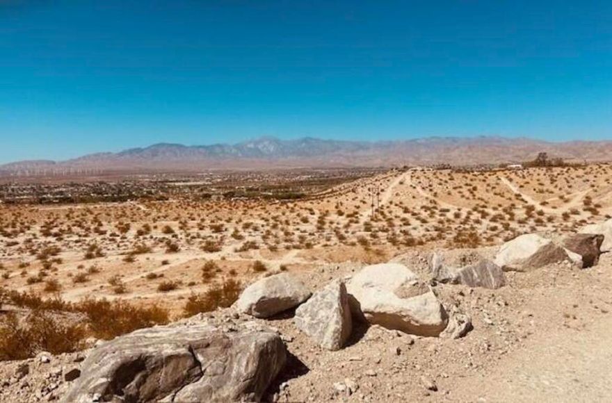 Gorgeous parcel, elevated above the desert floor, providing views from San Jacinto to Big Bear. Private and ready for you to build your desert dream.