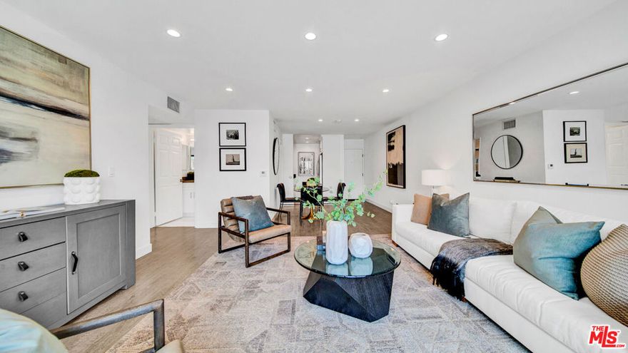 Radiant and expansive apartment residences that have recently undergone a stunning remodel, situated just moments away from trendy Melrose Place in the vibrant heart of West Hollywood. Inside you are greeted by a light-filled open floor plan creating an inviting and spacious atmosphere. The 2-bedroom, 2-bathroom residence has been thoughtfully upgraded with modern features, including stainless steel appliances and flooring, and beautifully renovated bathrooms. Each residence boasts high ceilings, in-unit washer/dryers, and central a/c and heating for ultimate comfort and convenience. The Tala Residences @ Alfred building offers a luxurious living experience with an attentive on-site concierge available every day 10AM-4PM to cater to your needs. Additionally, residents can enjoy access to a fully equipped fitness room, an indoor/outdoor lounge for relaxation and socializing, as well as a conference room for meetings and gatherings. With two parking spaces allocated to each residence, convenience is guaranteed. The combination of high-rise level amenities and the unbeatable location makes living in this property a true gem, offering the best of modern living in the heart of West Hollywood.
