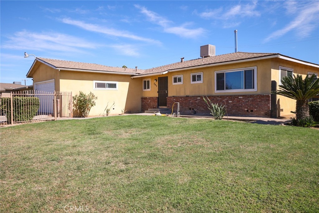 Lovingly cared for by the same family for generations, this Easton gem offers a perfect blend of charm, comfort, and outdoor space. The updated kitchen features new appliances and opens to a bright living room with a sliding glass door that leads to a spacious concrete patio, ideal for morning coffee or weekend barbecues. The fully fenced front and back yards are beautifully landscaped with green lawn areas and thriving fruit trees, including grapefruit and persimmon. There's plenty of room for gardening, play, or simply enjoying the peaceful setting. An attached one-car garage adds convenience, all nestled in a quiet, well-established neighborhood.