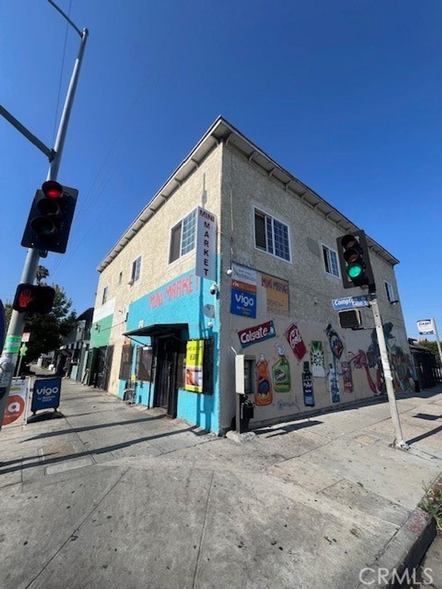 Discover an excellent mixed-use investment opportunity in the heart of Southeast Los Angeles. This versatile property features a total of 5 income-producing units with a combination of retail and residential spaces, perfect for an owner-user or investor seeking steady rental income with future upside.



Property Highlights:



2 Commercial Storefronts (Downstairs)



Currently leased to stable tenants: a market and a nutrition center



3 Residential Apartments (Upstairs)



One 1-bedroom unit



Two 2-bedroom units



Separate Meters: Each unit is separately metered for utilities

Current Gross Monthly Income: $6,600/month

Building Condition: Vintage charm with opportunity for upgrades — no central AC and interiors are mostly original, offering great value-add potential

Zoning: Ideal for mixed-use, live/work, or small business with on-site housing

Location: High-visibility street with consistent foot traffic and convenient access to transit corridors, local businesses, and community amenities



Perfect for investors looking for reliable cash flow, future renovation upside, or an opportunity to reposition in a growing neighborhood.