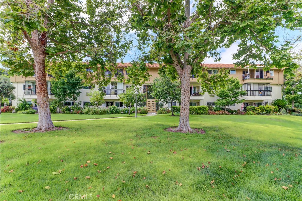 GARDEN VILLA model with Golf Course View! Beautifully remodeled end unit. Available 01-01-2026 to 03-31-2026. Ground-level main entrance or convenient elevator from the subterranean garage space. Enlarged kitchen with top-of-the-line cabinets, counter tops, oven & induction stove, upgraded appliances & tankless water heater. Bathrooms: custom tiling, upgraded cabinets & counter tops. Engineered wood flooring throughout. Tiled flooring in bathrooms & on balcony. Large living room with recessed lighting, smooth ceilings & crown molding. Windows & sliding glass doors to balcony are double pane, Spacious subterranean parking. NO SMOKING! Included are water, trash basic cable TV, internet. HOA fees paid by owner. Enjoy all the amenities & life within the gates of Laguna Woods Village resort-like community. Amenities: 2 Golf Courses, 5 Clubhouses, 5 Pools, 3 Fitness Centers, Performing Arts Center (PAC), Tennis, PC & MAC labs, Wood Shop, Garden Centers, Equestrian Center, Bocce, Pickle Ball, Arts (Pottery, Glass, Lapidary, Jewelry, Painting, Sewing), 280+ Clubs (including one of the largest Bridge Clubs in US), RV parking area and so much more. Experience SoCal’s Mediterranean-like climate. Minutes to Laguna Beach & the ocean.