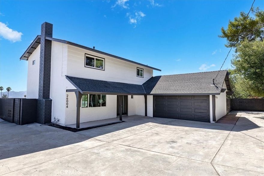 Welcome to this beautifully remodeled Calabasas residence offering amazing views from every room in the home! With a light-filled, open-concept floor plan and a private setting tucked away on a long driveway with extra space for an RV and Toys! This stunning fully renovated Calabasas pool home with expansive views features 4 spacious bedrooms and 3 bathrooms, including a convenient downstairs bedroom and bath—ideal for guests, in-laws, or a home office. The main level boasts a welcoming family room with a cozy fireplace, a dining area, and a reimagined chef’s kitchen with brand-new stainless-steel appliances, quartz countertops, a breakfast island, pantry, and abundant storage. A separate laundry room adds convenience and functionality. Upstairs, the primary suite offers a peaceful retreat with a fully updated ensuite bathroom featuring dual sinks. Two additional bedrooms share a modern jack and jill bath with a double vanity. Enjoy peace of mind with all-new windows, flooring, HVAC system, water heater and roof. Outside, the newly landscaped yard features a pool with  180-degree views, upgraded sprinkler system, and plenty of room to entertain or unwind. This home offers the perfect blend of comfort and privacy. Located in this incredible area of Calabasas, this property is close to all the amenities you could desire. With a short 20 min drive to Malibu's beaches and an even shorter drive to many of Malibu Canyon's natural hiking trails, this location doesn't disappoint. Benefit from the A+ rated Las Virgenes Schools of Lupin Hill, A.E. Wright & Calabasas High, all within a mile's distance. This home is not just a residence; it's a sanctuary where every detail has been thoughtfully crafted for luxurious living, move in and enjoy!