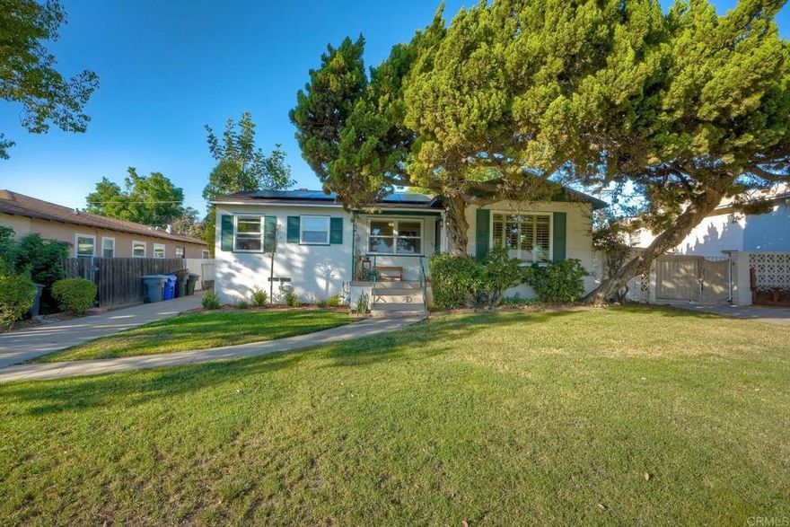 Welcome to this charming home nestled in one of La Mesa’s most desirable and walkable neighborhoods. Pride of ownership shines throughout, from the beautifully maintained original hardwood floors to the thoughtful added pantry and extra storage spaces that make everyday living a breeze. Enjoy a spacious backyard with a detached two-car garage, plus a garden shed that’s perfect for tools, hobbies, or even a cozy backyard hideaway. The large yard offers endless possibilities for outdoor entertaining, gardening, or simply relaxing in your private retreat. This home blends character, comfort, and convenience — a true must-see in La Mesa!