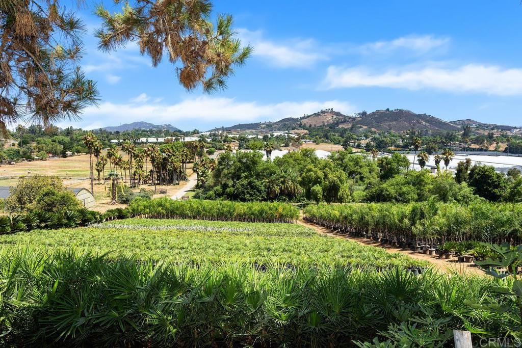 Three parcels for sale totaling 21.79 acres. See MLS # NDP2508052 and NDP2508051. Breathtaking views from this sloping property now used by a tenant to grow things. Concrete drive leads uphill where there is a nice level area to add a home. Enjoy San Marcos, named by Fortune Magazine as one of the best cities to raise a family and by another named, One of America's safest cities. You have access to excellent schools and parks in a beautiful location off a San Diego County paved road in sought after San Marcos Farms area with sloping land for development, business and pleasure. Tenant occupies, no trespassing. Riparian waterway with birds, turtles and butterflies. This property and adjoining parcels total over 21.79 acres. Bring your plans. The area is targeted for improvements, now is the time to dream big.