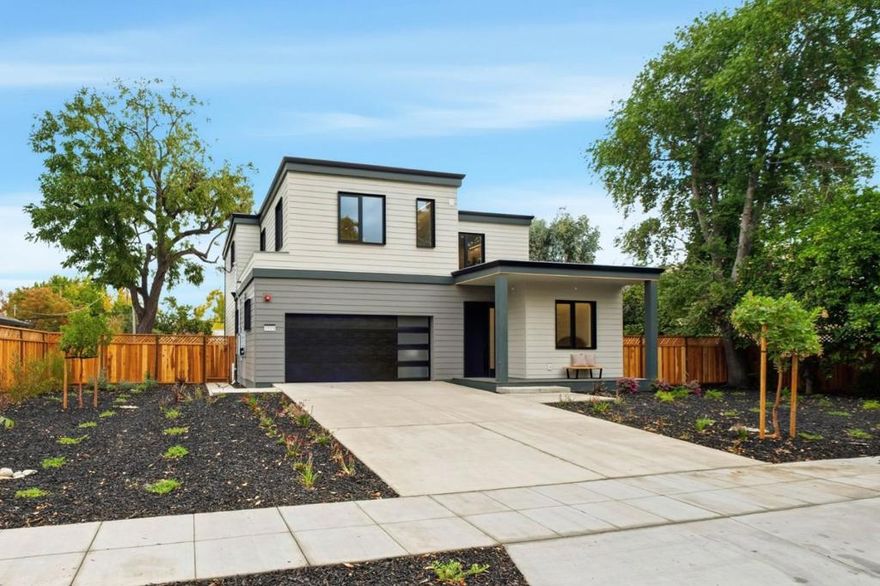 This striking new construction home blends contemporary design and intelligent living.  From the streamlined architecture to the smart, efficient systems inside: room by-room climate control, customizable LED lighting, solar panels, and Tesla Powerwall for backup energy, each feature has been thoughtfully considered and curated. The home has a beautifully designed kitchen with a generous island, complete with space for seating, built-in wine fridge, and easy flow to the open concept living and dining areas. Just off the garage, a smartly placed flex space functions perfectly as a coffee bar, or pantry.  Upstairs, a  bonus loft offers flexibility for a media lounge, home office space, or play area. Tucked on a quiet cul-de-sac just minutes from downtown Willow Glen, this home offers access to one of San Joses most beloved neighborhoods.  Willow Glen is known for its tree-lined streets, cafes, indie boutiques, irresistible charm, and outdoor access. From weekend farmers markets to festive street fairs, the community is alive with activity year-round - making it the perfect backdrop for a vibrant lifestyle.  Modern comfort and enduring reliability converge in one exceptional home.